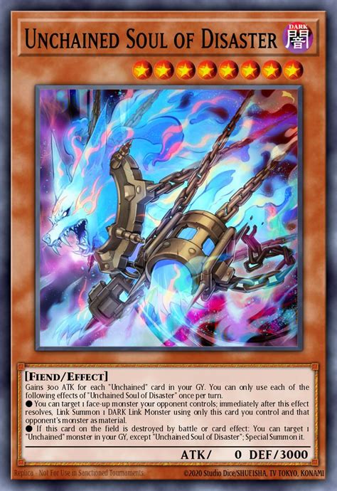 Unchained Soul Of Disaster Yu Gi Oh Card Database Ygoprodeck