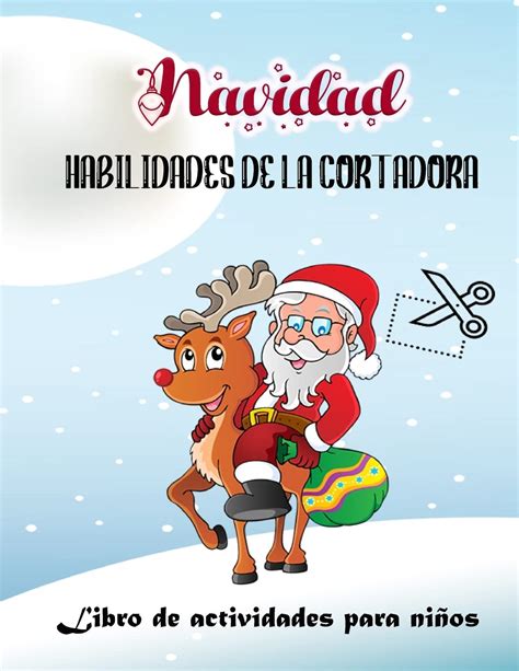 Buy Libro de actividades de navidad con tijeras para niños Cuaderno de