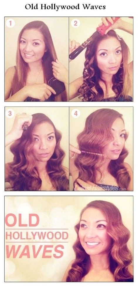 Make An Old Hollywood Waves For Your Hair Hairstyles Tutorial Retro