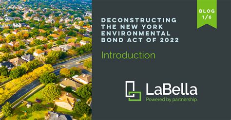 Introduction To The Nys Environmental Bond Act Of 2022 Labella