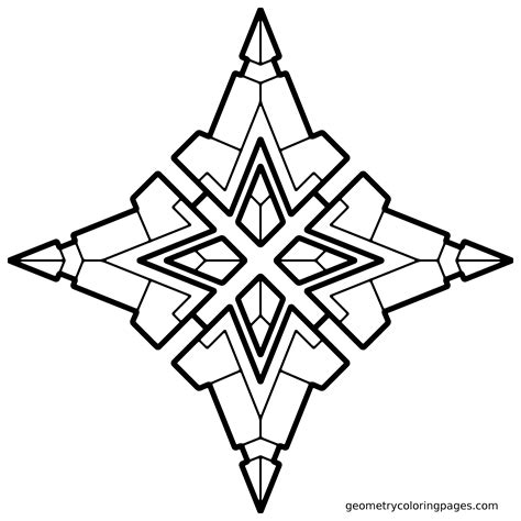 Printable coloring pages for kids and adults. Cool Geometric Design Coloring Pages - GetColoringPages.com