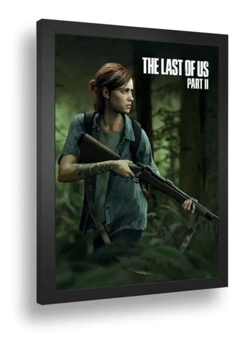 Quadro Emoldurado Poste The Last Of Us Pt2 Sniper Ellie No Elo7 Nova