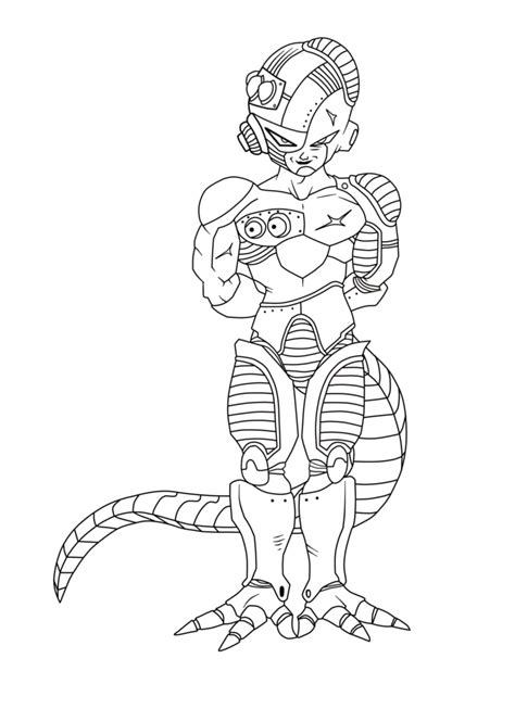 Frieza Dragon Ball Coloring Pages Richard Fernandez S