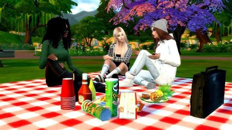 Picnic 🌳 Sims Amino Sims The Sims 4 Pc Sims 4 Game