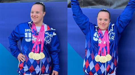 local special olympics athlete brings home gold medals from germany wnky news 40 television