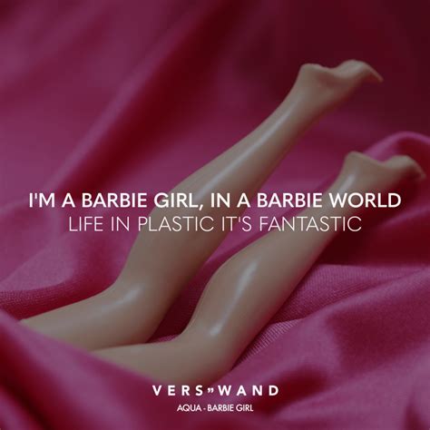 I M A Barbie Girl In A Barbie World Life In Plastic Its Fantastic Aqua Barbie Girl Visual