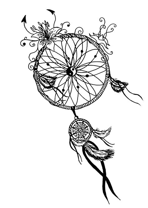 Mandala To Download Free Dreamcatcher Mandalas Adult Coloring Pages