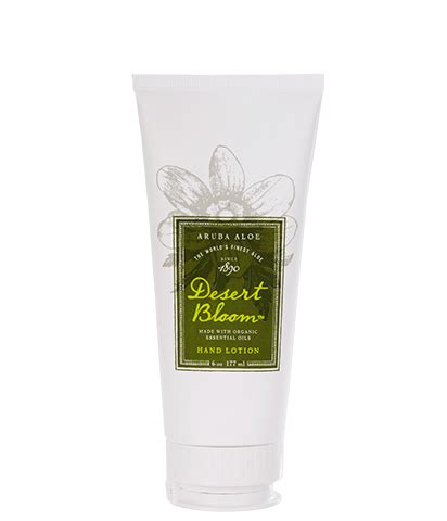 Desert Bloom Hand Lotion | Hand lotion, Organic essential oils, Lotion