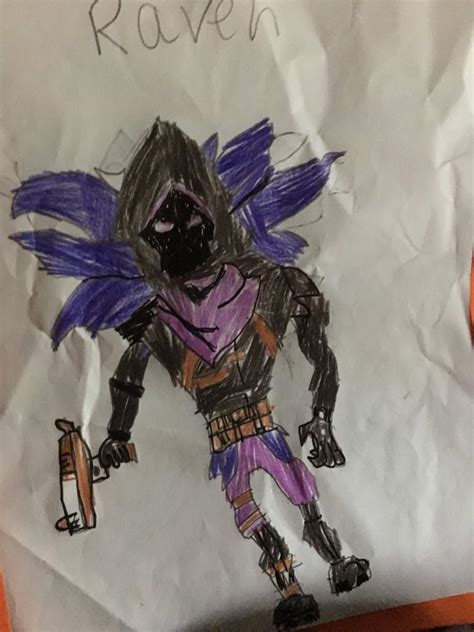 Raven Drawing Fortnite Battle Royale Armory Amino