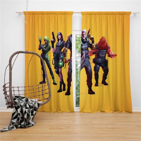 Fortnite Characters Window Curtain