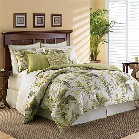With its soft cotton fabric, this comforter is easy to launder with a simple toss in the. Tommy Bahama® Home Island Botanical Comforter Set - Bed ...