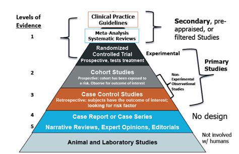 Levels Of Evidence Evidence Based Decision Making Introduction And