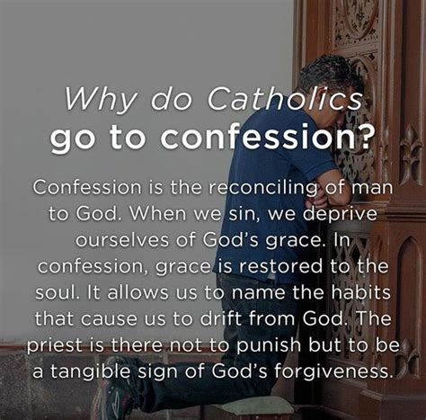 Why Catholics Go To Confession St Mary Of The Seven Dolors