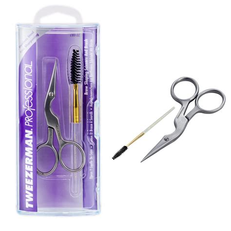 Tweezerman Professional Brow Shaping Scissors And Brush Setman