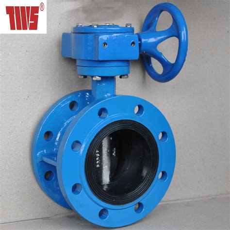 Tws Dn100 En593 Double Flanged Butterfly Valve Cathywater