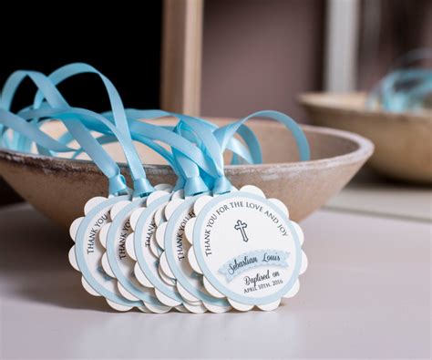 First Communion Favors Baptism Favor Tags Baby Boy Baptism