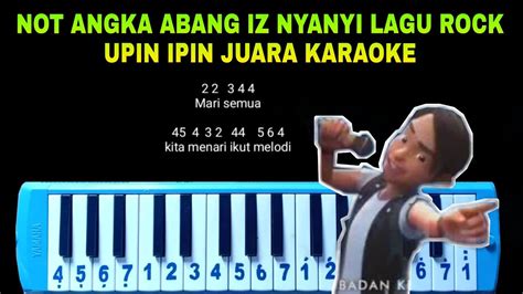 Not Pianika Abang Iz Nyanyi Lagu Rock Juara Karaoke Upin Ipin Youtube