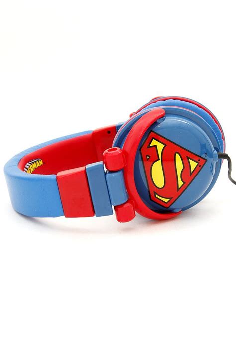 Dc Comics Superman Headphones Dc Comics Superman Superman Dc Comics