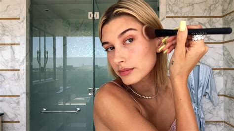 Hailey Bieber Breaks Down Her Simple Skincare Routine After Turning Heads In A Lavender Set At