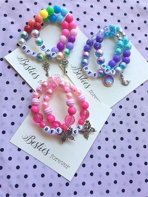 Create Your Own Set Best Friend Bracelet Set Of Two Etsy Kids