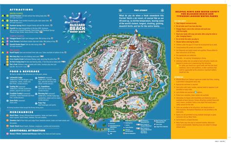 Disneys Blizzard Beach Water Park Map Disney Blizzard Beach Disney