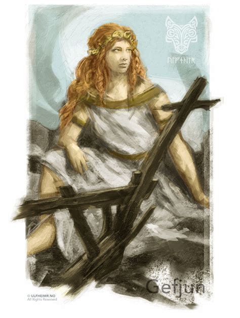 Gefjun Norse Goddess Norse Norse Mythology