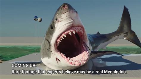 Real Megalodon Footage Worlds Largest Shark Youtube