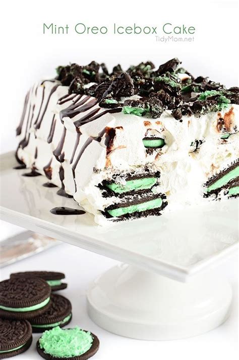 20 Amazing No Bake Icebox Desserts Icebox Cake Desserts Mint Oreo