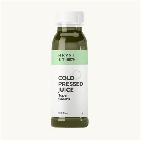 Hrvst St Little Green Cold Press Juice 1l X 4