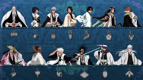 Bleach Captains Full By Sanctusseraph On Deviantart