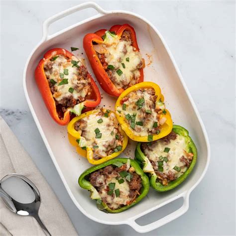 Stuffed Peppers Without Rice Recipe Cart