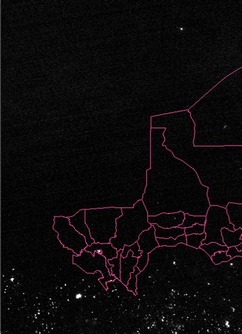 Satellite Nighttime Lights Image Eurekalert Science News Releases