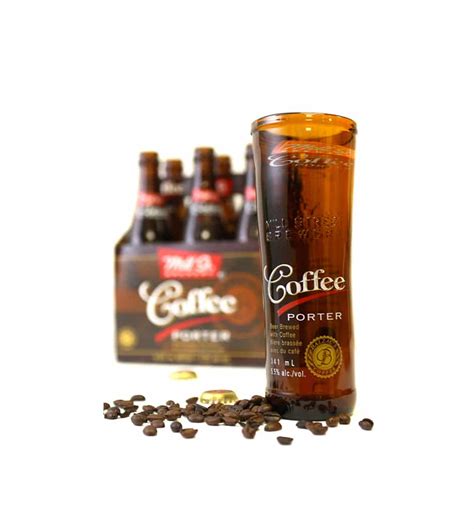 Porters were created during the 1700s, most likely when english brewers developed a blend of three styles of ale. Coffee Porter beer glass - The Avant-Garden Shop