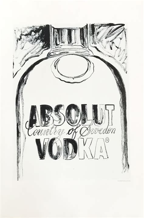 1999 Andy Warhol Print Pop Art Absolute Vodka 7 Artebonito