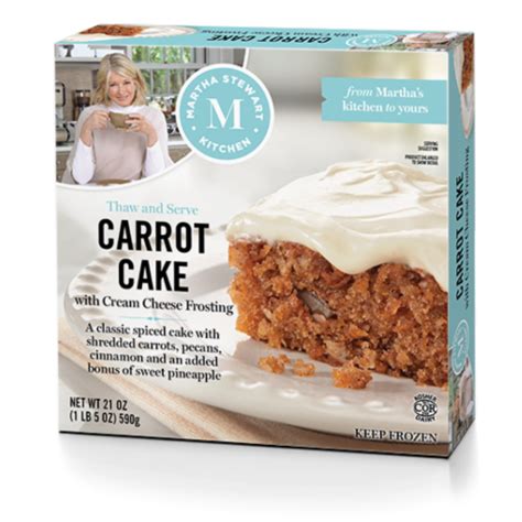 Martha Stewart Kitchen Carrot Cake With Cream Cheese Frosting 21 Oz Ralphs