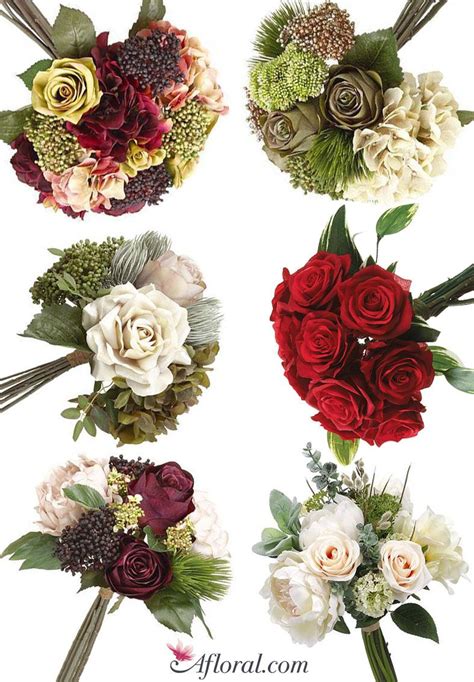 At silk plants direct we have crafted a collection of lovely and unique artificial wedding flowers which you will love and cherish for the rest of your life. Shop Holiday Pre-Made Bridal Bouquets with Afloral.com ...