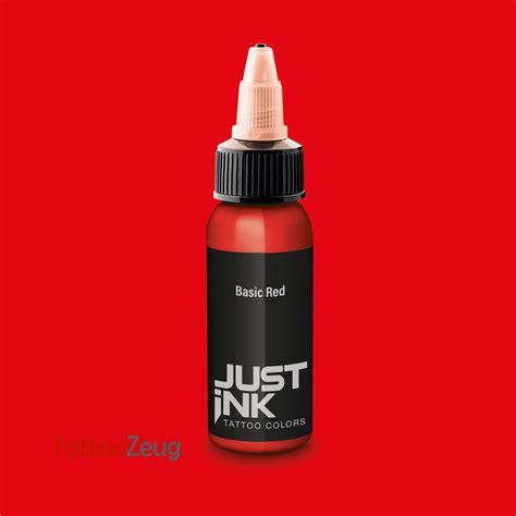 Basic Red Just Ink Tattoo Colors 30 Ml