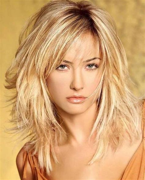 Medium Length Hairstyles Layered Haircuts With Bangs 2018