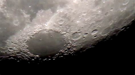 The Moon Through An 8 Inch Telescope Youtube