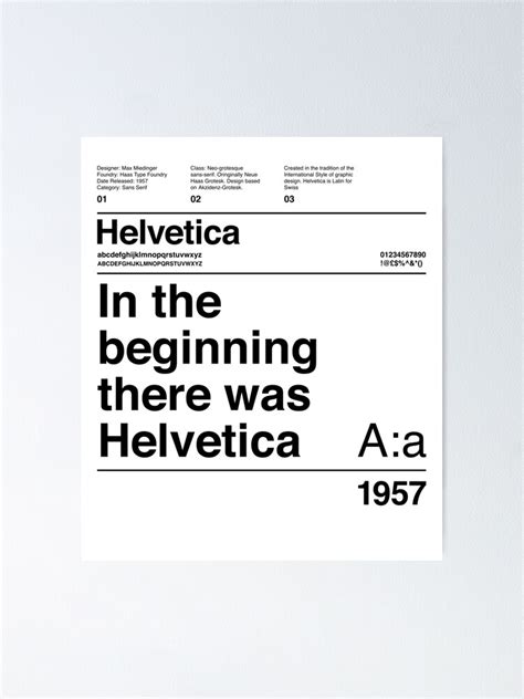 Helvetica Typography Font Design In The Beginning There Was Helvetica