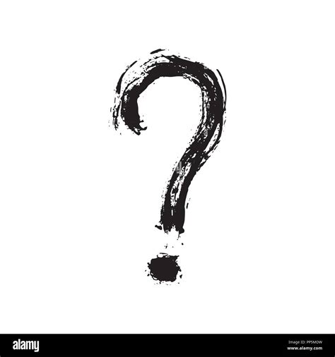 Question Mark Grunge Textured Hand Drawn Vector Illustration Stock Vector Image And Art Alamy