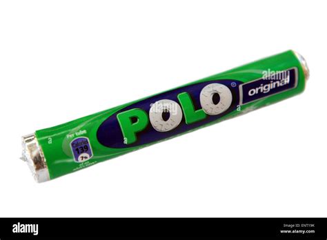 Packet Of Polo Mints On A White Background Stock Photo Alamy