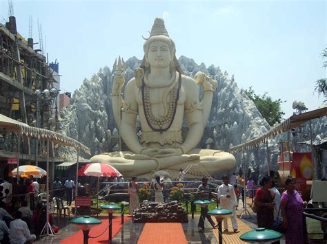 Shiva And Ganesha Statues In Kemp Fort Near Bangalore Airport Photo