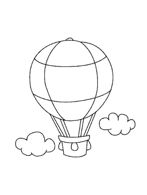 Mewarnai Gambar Balon Udara Untuk Anak Tk Gambar Mewa