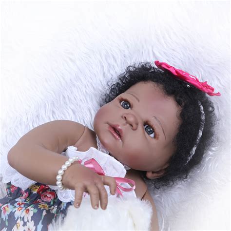Full Body Silicone Vinyl Reborn Black Baby Girl Doll Newborn Lifelike Gifts Ebay