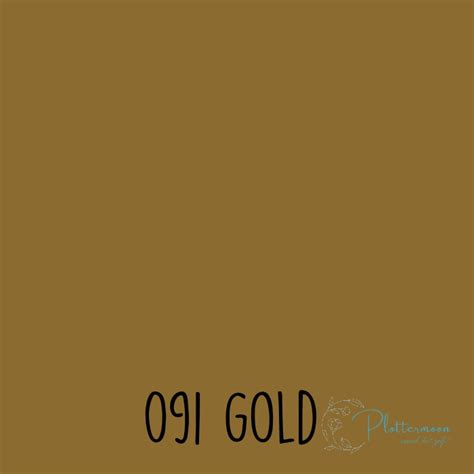 Oracal Vinyl Mat 091 Gold Plottermoon