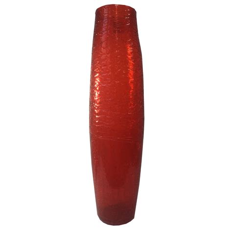 65cmh Red Art Glass Vase Decor Home Decor Affordable Luxury Living Interior Warehouse