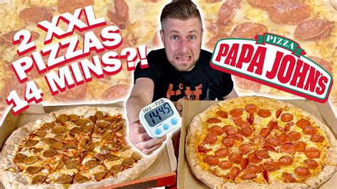 Two Xxl Papa John’s Pizzas In 14mins Wait Time Series Ep 2 Heavy D Chiger And Goat Food