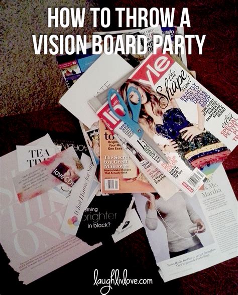 How To Throw A Vision Board Party Vision Board Party Vision Board