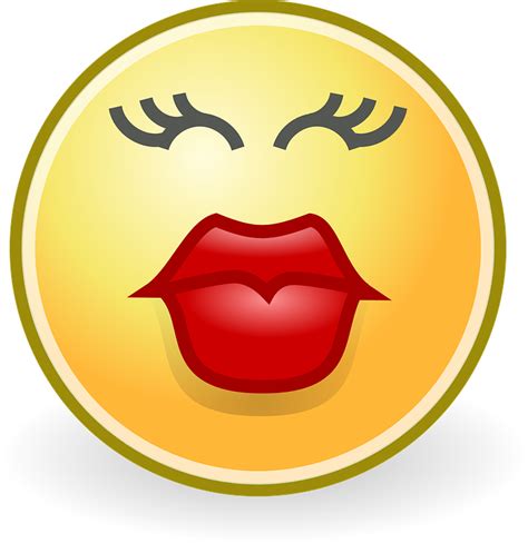 Beso Amor Smiley Gráficos Vectoriales Gratis En Pixabay Pixabay